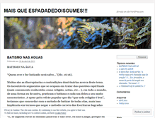 Tablet Screenshot of espadadedoisgumes.wordpress.com
