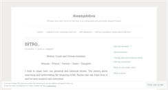 Desktop Screenshot of dreamjobdiva.wordpress.com