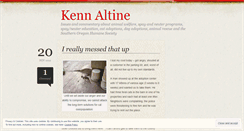 Desktop Screenshot of kennaltine.wordpress.com