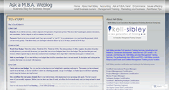 Desktop Screenshot of kellsibley.wordpress.com