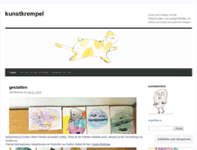 Tablet Screenshot of kunstlehrerin.wordpress.com
