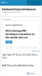Mobile Screenshot of belleemillozarofredsaun.wordpress.com