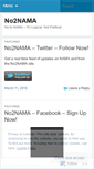 Mobile Screenshot of no2nama.wordpress.com