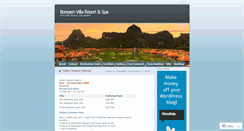Desktop Screenshot of borsaenvilla.wordpress.com