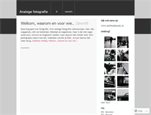 Tablet Screenshot of analogefotografie.wordpress.com
