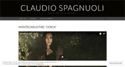 Desktop Screenshot of claudiospagnuoli.wordpress.com
