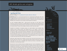 Tablet Screenshot of allarabgirlsarevirgins.wordpress.com