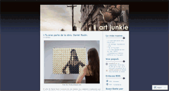 Desktop Screenshot of anartjunkie.wordpress.com