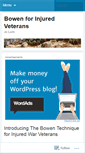 Mobile Screenshot of bowen4veterans.wordpress.com
