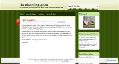 Desktop Screenshot of bloomingspoon.wordpress.com