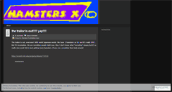 Desktop Screenshot of hamstersx.wordpress.com