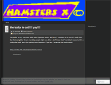 Tablet Screenshot of hamstersx.wordpress.com