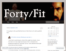 Tablet Screenshot of fortyfatty.wordpress.com