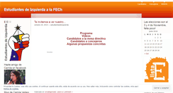 Desktop Screenshot of estudiantesdeizquierda.wordpress.com