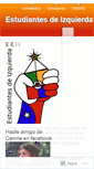 Mobile Screenshot of estudiantesdeizquierda.wordpress.com