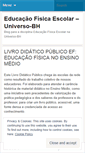 Mobile Screenshot of edufisescolar.wordpress.com