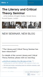 Mobile Screenshot of littheory.wordpress.com