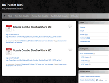 Tablet Screenshot of bgtrucker.wordpress.com