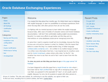 Tablet Screenshot of oracledb.wordpress.com