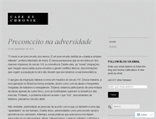 Tablet Screenshot of cafecronica.wordpress.com