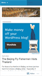 Mobile Screenshot of chinaflyfisherman.wordpress.com