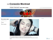 Tablet Screenshot of conexionmontreal.wordpress.com