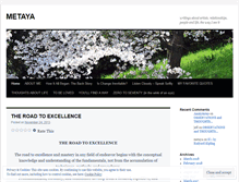 Tablet Screenshot of metaya.wordpress.com
