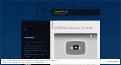 Desktop Screenshot of lapbandlala.wordpress.com