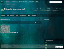 Tablet Screenshot of michelleandersonart.wordpress.com