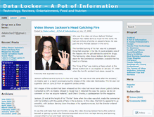 Tablet Screenshot of datalocker.wordpress.com