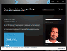 Tablet Screenshot of facesofurbanplanning.wordpress.com