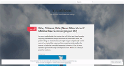 Desktop Screenshot of irisinbloom.wordpress.com