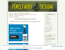 Tablet Screenshot of pixelfairys.wordpress.com