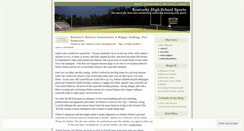 Desktop Screenshot of kyhighschoolsports.wordpress.com