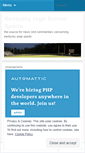 Mobile Screenshot of kyhighschoolsports.wordpress.com