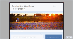 Desktop Screenshot of captivatingweddings.wordpress.com