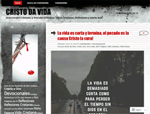 Tablet Screenshot of cristodavida.wordpress.com