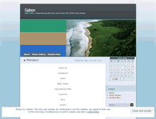 Tablet Screenshot of gabongieu2011.wordpress.com
