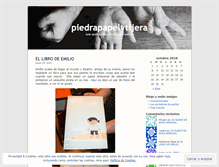 Tablet Screenshot of piedrapapelytijera.wordpress.com
