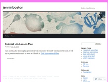 Tablet Screenshot of jenninboston.wordpress.com