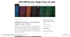 Desktop Screenshot of omhs1981.wordpress.com