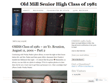 Tablet Screenshot of omhs1981.wordpress.com