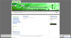 Desktop Screenshot of muslim1st.wordpress.com