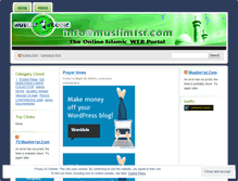 Tablet Screenshot of muslim1st.wordpress.com