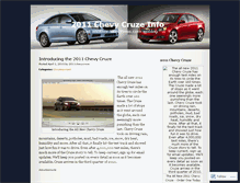 Tablet Screenshot of 2011chevycruze.wordpress.com