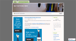 Desktop Screenshot of buynothingnew.wordpress.com