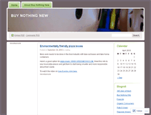 Tablet Screenshot of buynothingnew.wordpress.com