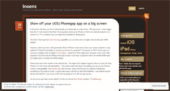 Desktop Screenshot of lnoens.wordpress.com