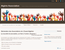 Tablet Screenshot of algerieassociation.wordpress.com
