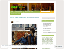 Tablet Screenshot of globalfayre.wordpress.com